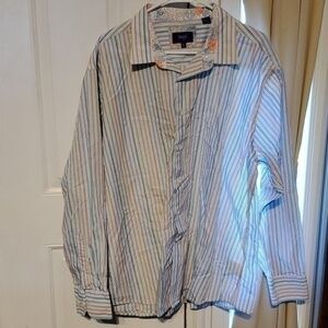 Tallia Long Sleeved Dress Shirt Size XXL 18 1/2 neck